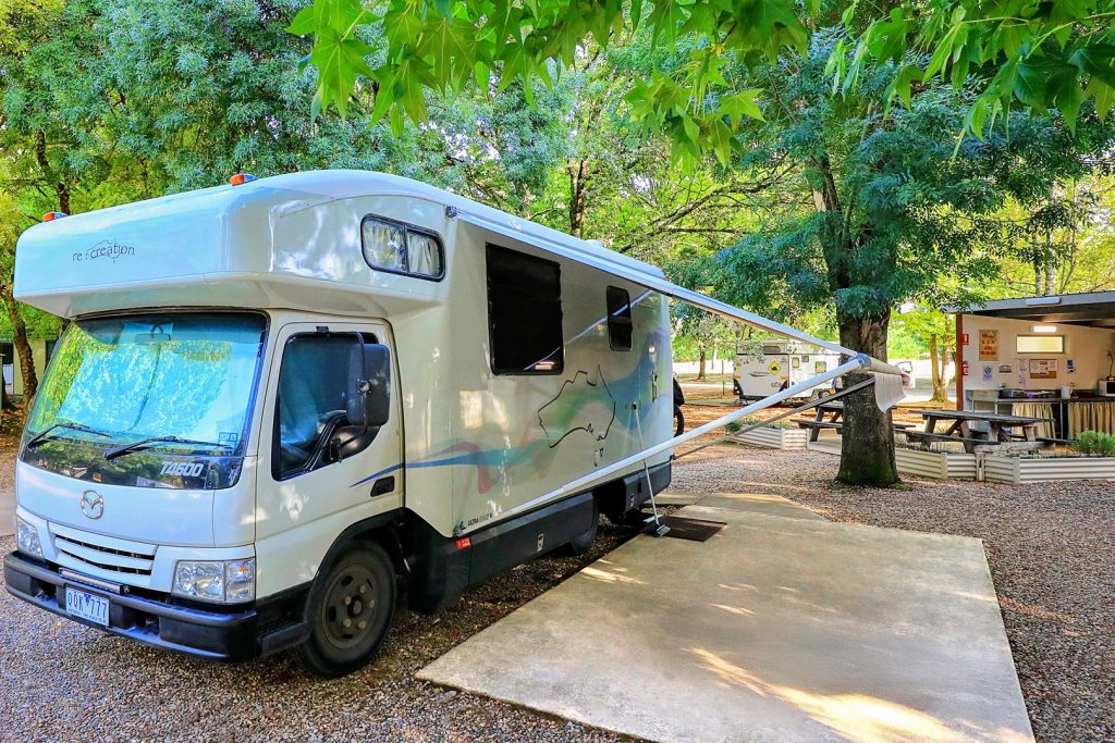 03-bright-valley-holiday-park-slab-powered-site Bright Porepunkah Holiday Park, Slab Powered Site, Bright Valley Holiday Park, Bright, Porepunkah, Big 4, Victoria, Alpine Region, Caravanning and Camping